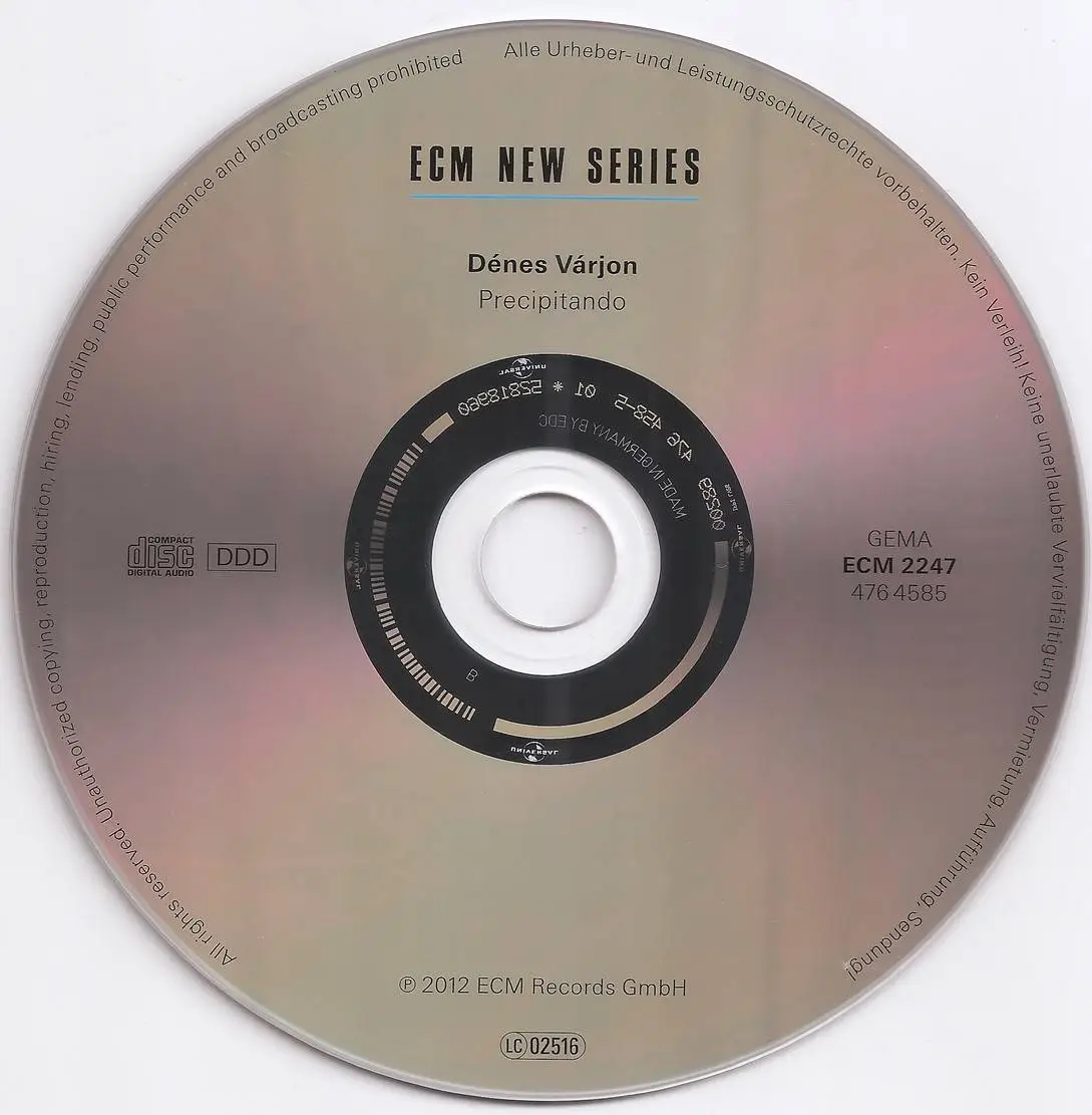 Denes Varjon - Precipitando (2012) {ECM New Series 2247}