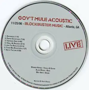 Gov't Mule - The Georgia Bootleg Box Set (1996) {2012 issue 6 CDs & Bonus CD}