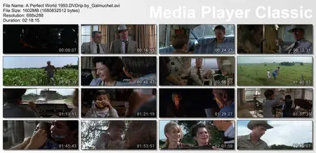 (Drama Thriller) A Perfect World [DVDrip] 1993