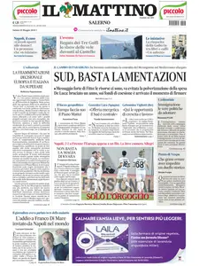 Il Mattino Salerno - 18 Maggio 2024