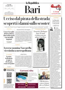 la Repubblica Bari - 26 Luglio 2024