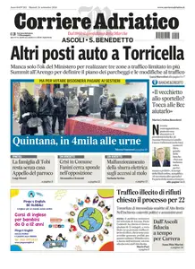 Corriere Adriatico Ascoli - 24 Settembre 2024