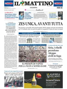 Il Mattino Salerno - 1 Dicembre 2024