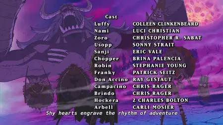 One Piece (1999 S12E08 The Phoenix Returns! The Dream of the Pirate Flag Sworn to a Friend Koten Gars