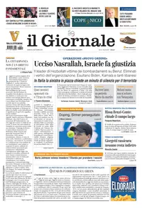 il Giornale - 29 Settembre 2024