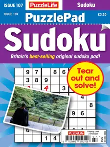 PuzzleLife PuzzlePad Sudoku - Issue 107 2024