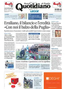Quotidiano di Puglia Lecce - 4 Maggio 2025