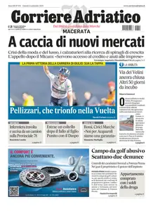 Corriere Adriatico Macerata - 11 Settembre 2025