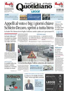 Quotidiano di Puglia Lecce - 17 Novembre 2025