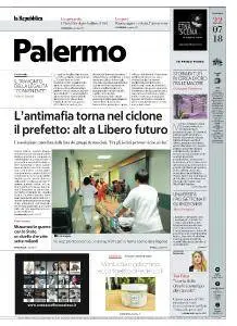 la Repubblica Palermo - 22 Luglio 2018