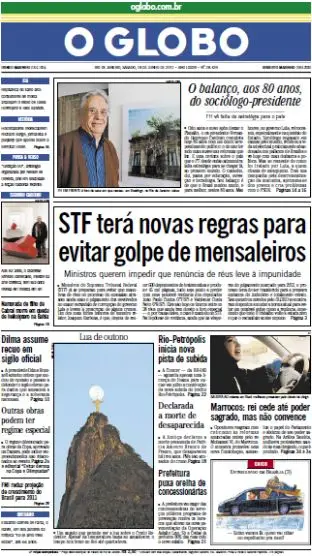 Jornal O Globo - 18 de junho de 2011