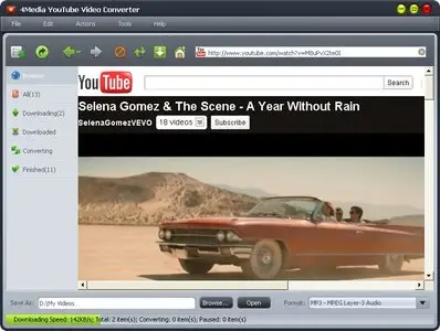 4Media YouTube Video Converter 3.2.0.0630