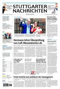 Stuttgarter Nachrichten Blick vom Fernsehturm - 24. April 2018
