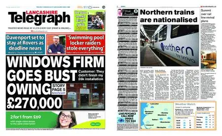 Lancashire Telegraph (Blackburn, Darwen, Hyndburn, Ribble Valley) – January 30, 2020