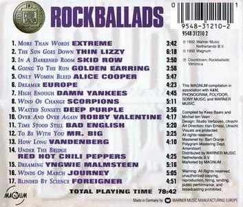 VA - Countdown: Rock Ballads (1992) [FLAC] {Magnum/Warner Music Netherlands}