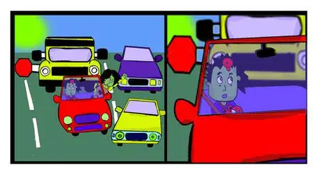 Cartoon Drawing Course : Angry Mom Driving in Traffic (Update)