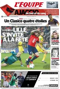 L'Equipe du Samedi 26 Octobre 2013