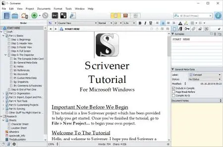 Scrivener 1.9.13.0