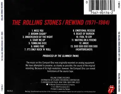The Rolling Stones - Rewind (1971-1984) (1984) [1984 Japan Original, RSR-Atlantic 7 90176-2]