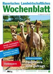 Bayerisches Landwirtschaftliches Wochenblatt - 19 August 2016