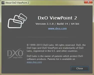 DxO ViewPoint 2.1.0 Build 14 x64