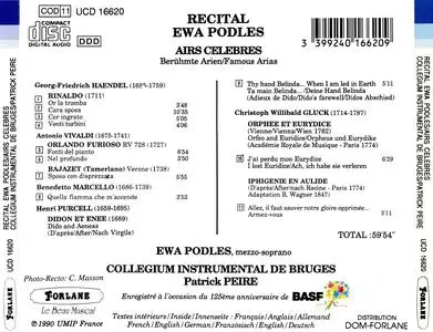 Ewa Podles, Collegium Instrumentale Brugense, Patrick Peire - Récital: Airs Célèbres (1990)