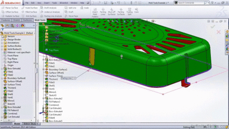 infiniteskills - SolidWorks - Mold Tools