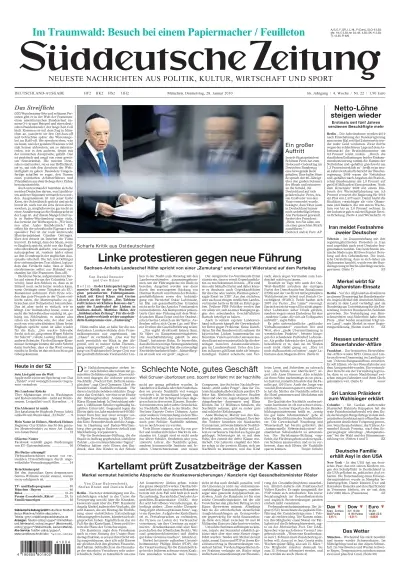 Sueddeutsche Zeitung vom 28.01.2010