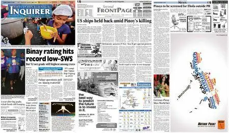 Philippine Daily Inquirer – October 14, 2014
