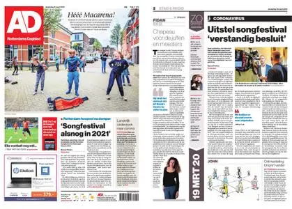 Algemeen Dagblad - Rotterdam Stad – 19 maart 2020