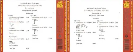 Anthony Braxton - Piano Music (Notated) 1968-1988 (4CD) (1996) {hat ART}