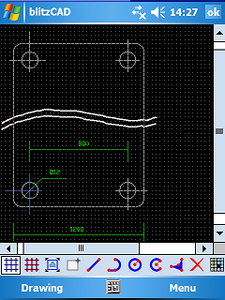 BlitzCAD 2D vector editing tool
