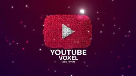 Youtube Voxel Pixel Logo Reveal 51014665