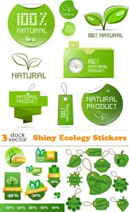 Vectors - Shiny Ecology Stickers