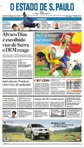 Jornal O Estado de SP em PDF, Sabado, 26 de Junho de 2010