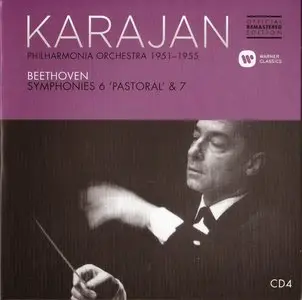 Herbert Von Karajan - Beethoven: Symphonies and Overtures 1951-1955 (2014)