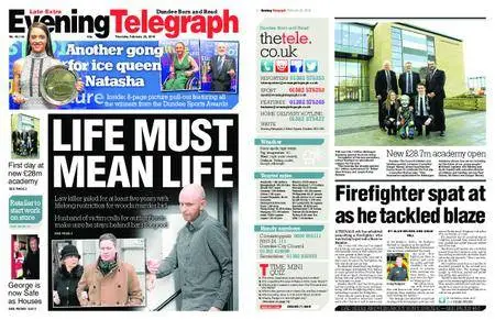 Evening Telegraph Late Edition – February 22, 2018