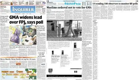 Philippine Daily Inquirer – April 26, 2004