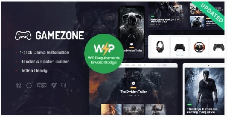 Gamezone v1.1.5 - Gaming Blog & Store WordPress Theme