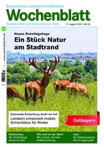 Bayerisches Landwirtschaftliches Wochenblatt Ostbayern - 20. August 2020