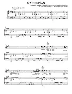 Manhattan - Kings of Leon (Piano-Vocal-Guitar)