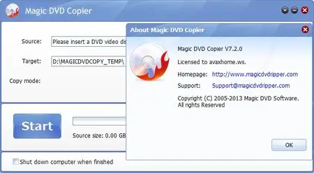 Magic DVD Copier 7.2.0