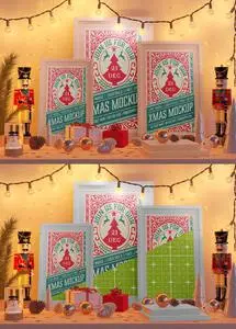 Christmas Scene Poster Mockup 548539656