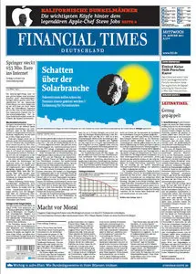 Financial Times Deutschland vom 19 Januar 2011