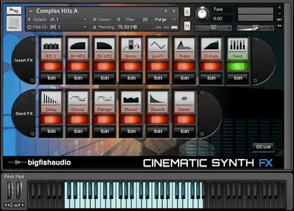 Big Fish Audio Cinematic Synth FX WAV KONTAKT