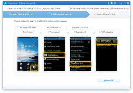 Wondershare Dr.Fone for Android 5.4.1.16