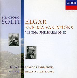 Vienna PO, Sir Georg Solti - Kodaly: The Peacock Variations; Blacher: Paganini Variations; Elgar: Enigma Variations (1997)