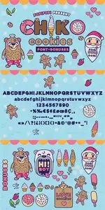 Chiko Cookies Typeface Font + Cute Bonus