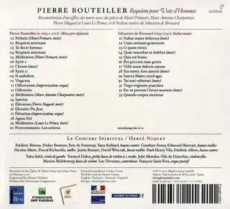 Hervé Niquet, Le Concert Spirituel - Bouteiller: Requiem pour Voix d’Hommes; Brossard: Stabat Mater (2010)