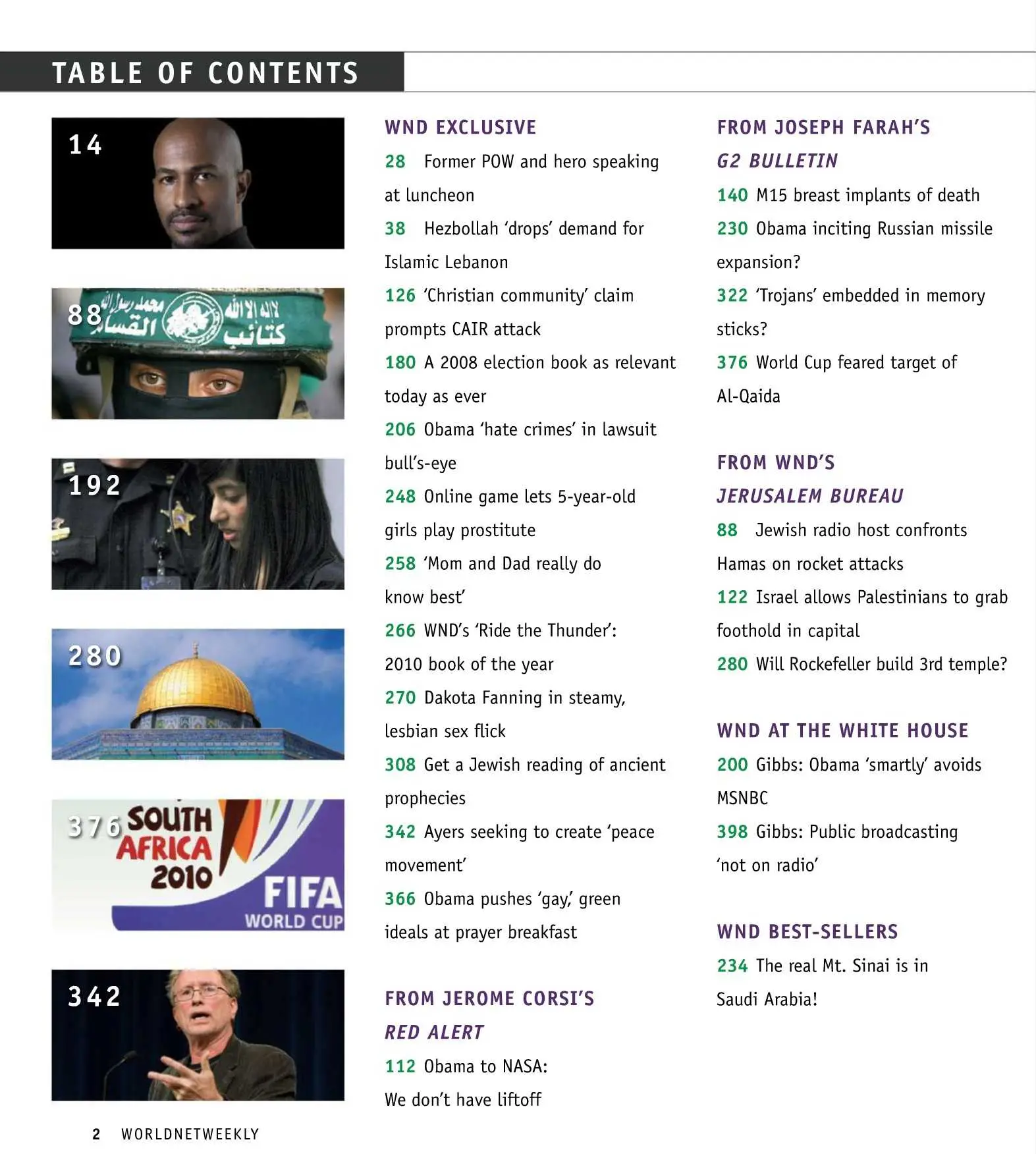 WorldNetWeekly - No.5 (30 January - 5 February 2010)